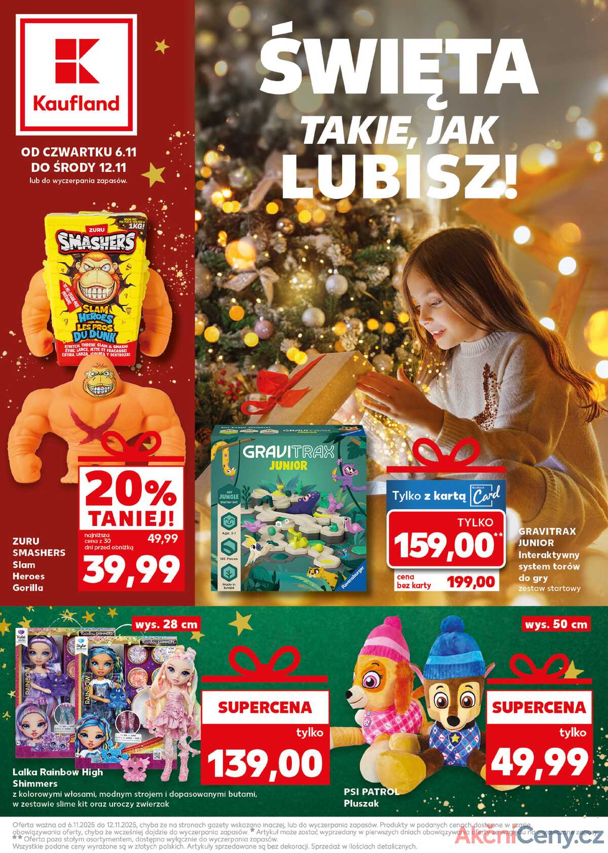 Leták Kaufland Polsko 6.11.-12.11.2025 strana 1