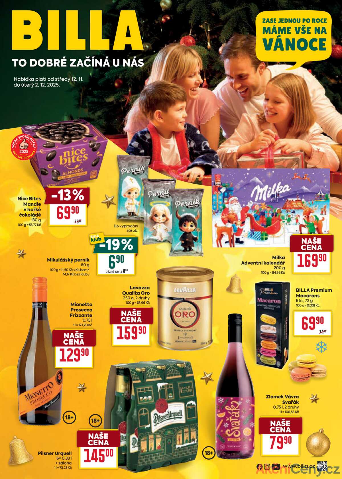 Billa katalog Vánoce II. od 12.11. do 2.12.2025 strana 1