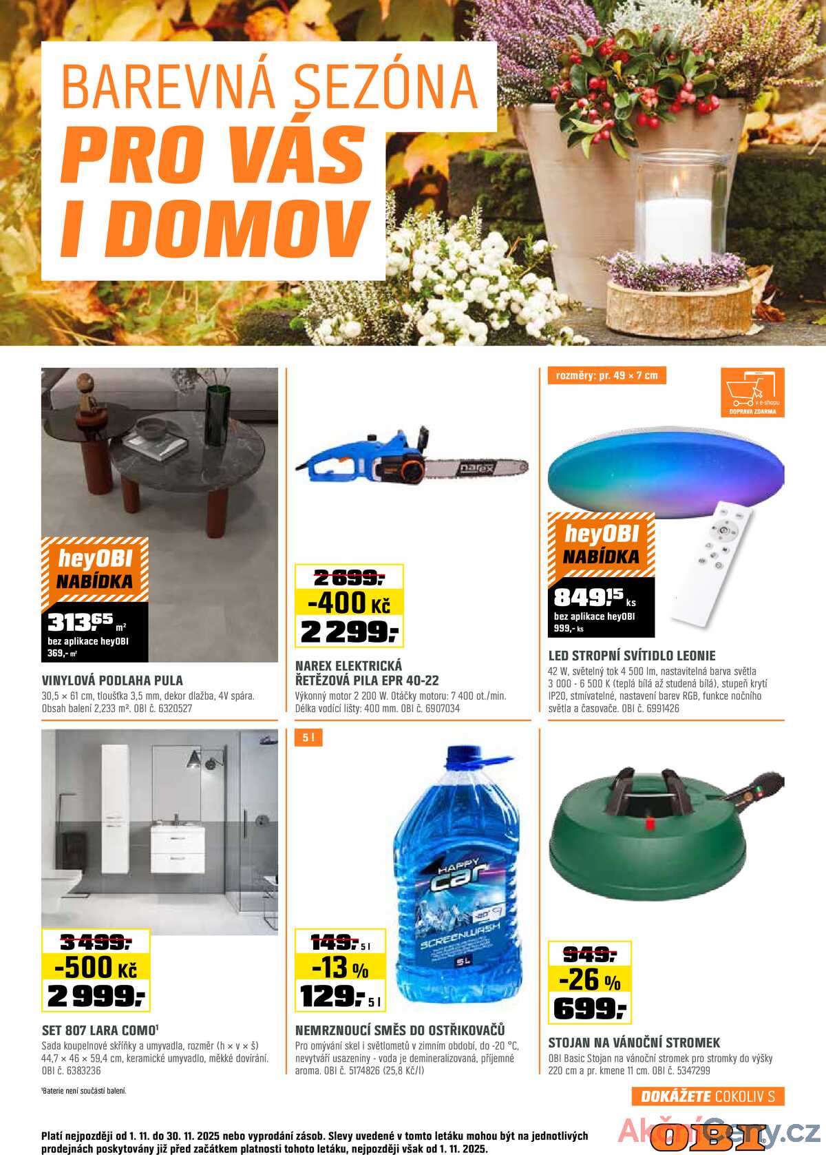OBI od 1.11. do 30.11.2025 strana 1