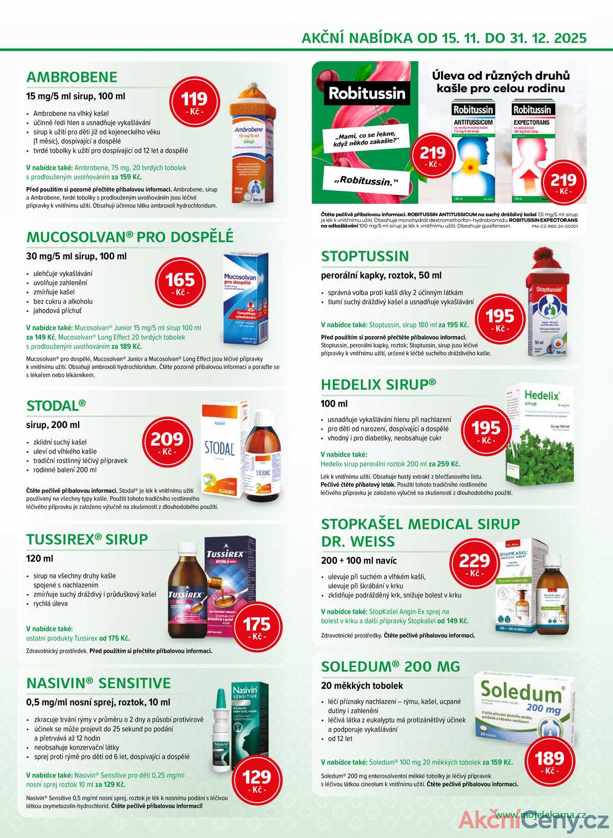 mojelekarna.cz od 15.11. do 31.12.2025 strana 3