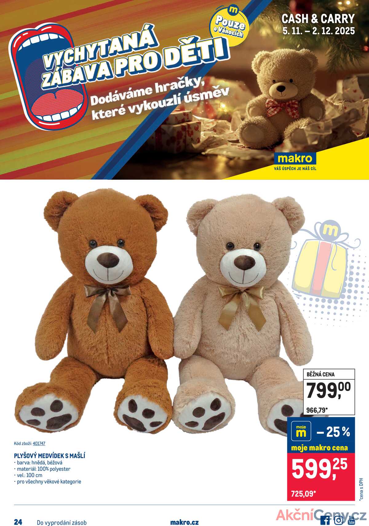 Makro Hračky do 2.12. strana 1