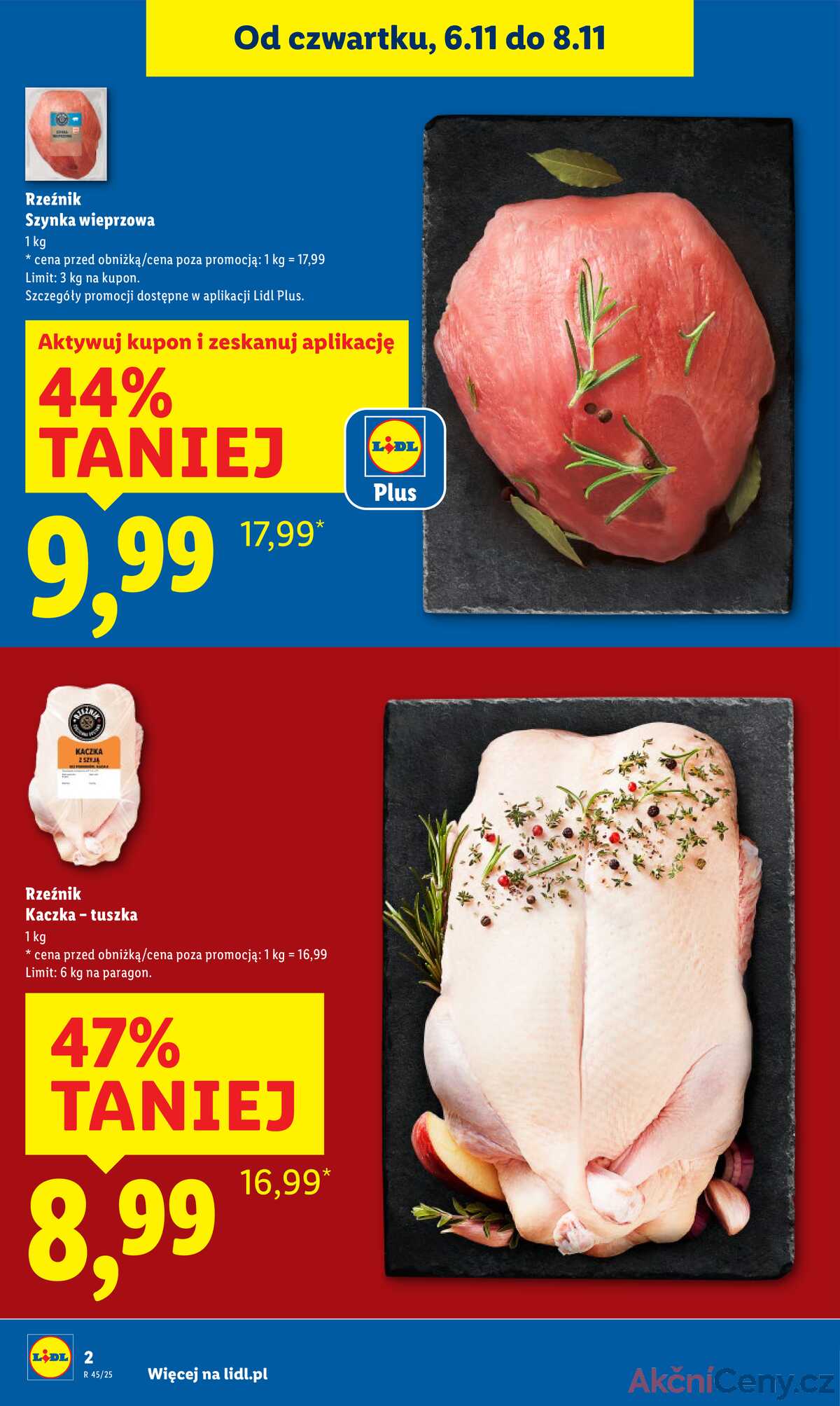 Leták Lidl Polsko 6.11.-8.11.2025 strana 2