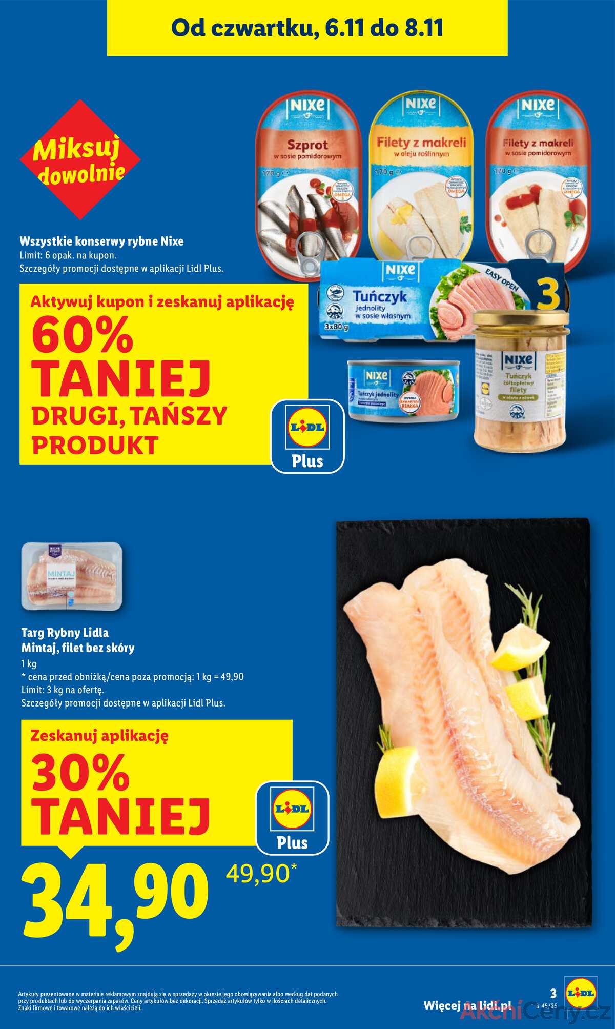 Leták Lidl Polsko 6.11.-8.11.2025 strana 3