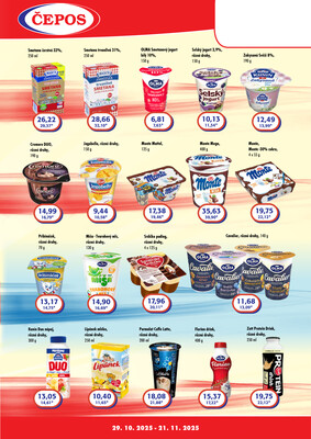 ČEPOS - Česká potravinářská obchodní a.s. letáky