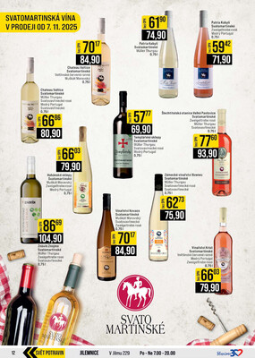 JIP Cash & Carry Brno, Praha, Ostrava, Jilemnice, Pardubice, Ostrava, Karlovy Vary, Olomouc a Zlín od 5.11. do 11.11.2025