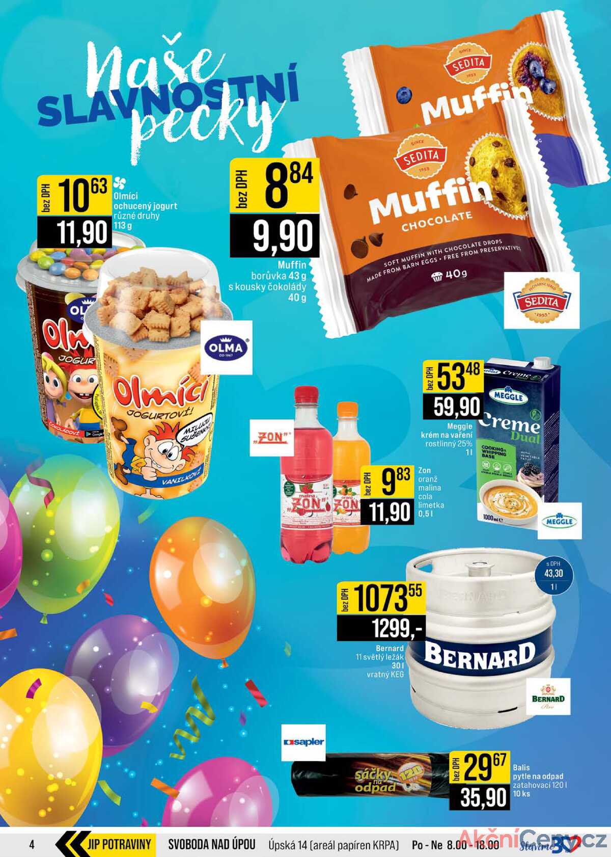 JIP Cash & Carry České Budějovice, Most, Náchod, Polička, Sušice a Svoboda nad Úpou 5.11. - 11.11. strana 4