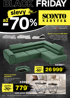 SCONTO nábytek letáky
