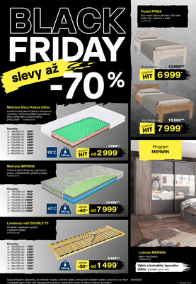 Sconto nábytek Black Friday od 12.11. do 4.12.2025