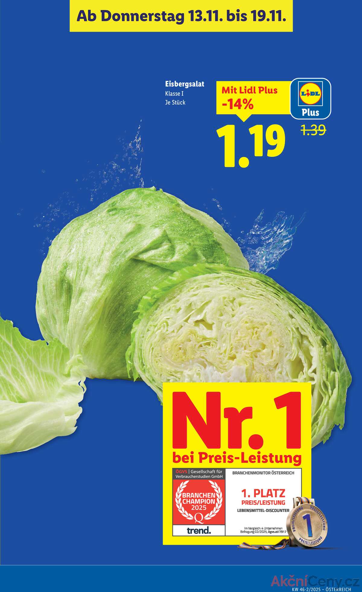 Leták Lidl Rakousko 13.11.-19.11.2025 strana 3