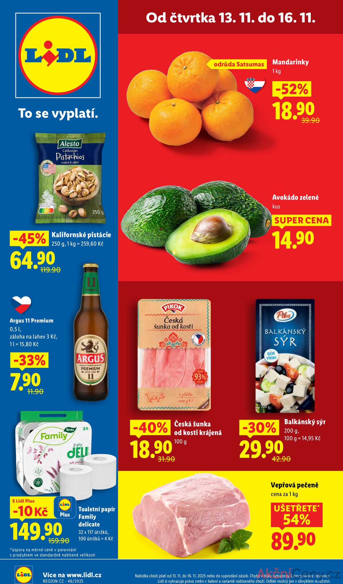 Lidl Čtvrtek od 13.11. do 16.11.2025 strana 1