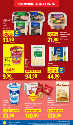 Leták Lidl
platný do 16.11.2025 - strana 16
