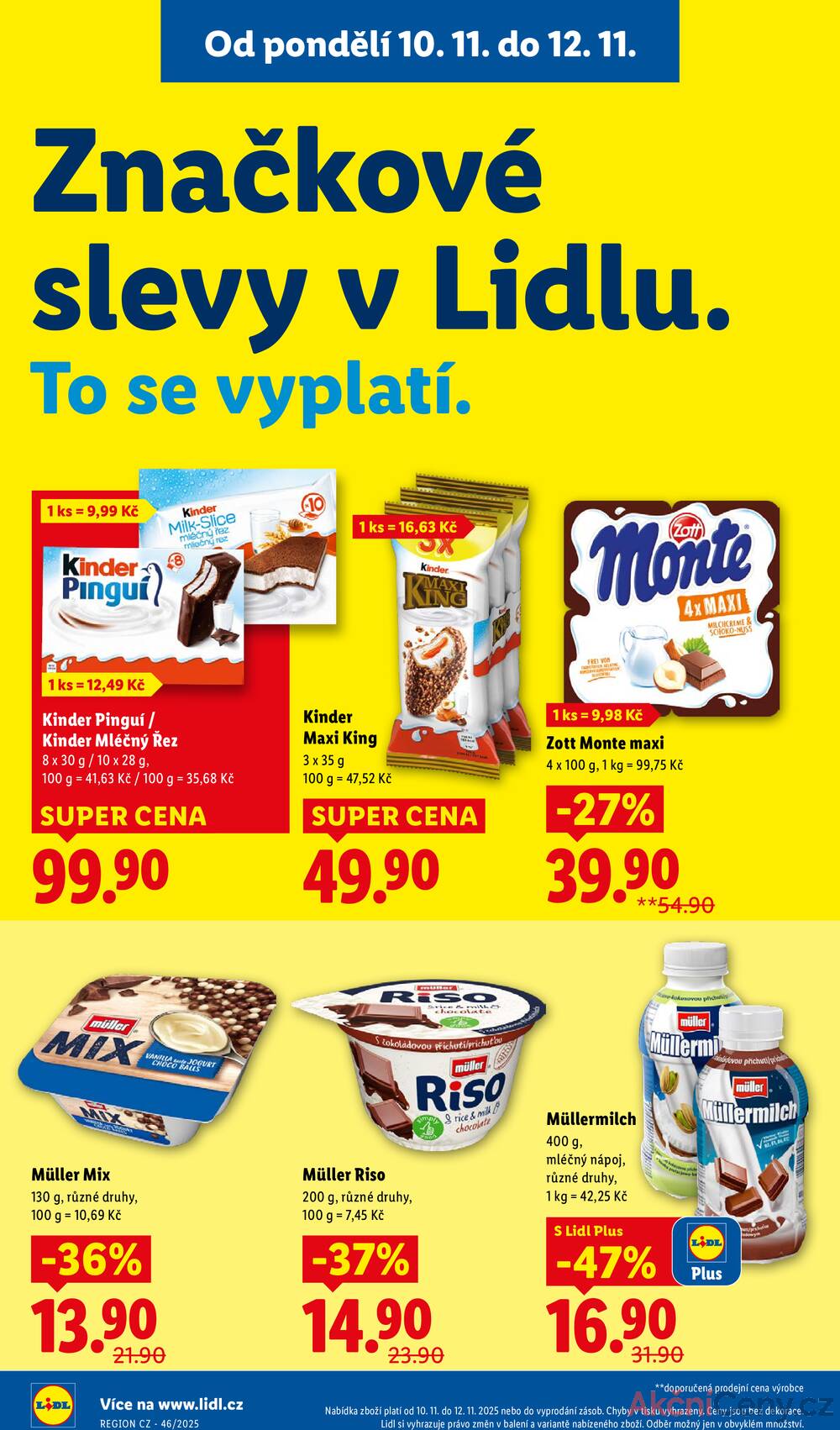 Leták Lidl
platný do 12.11.2025 - strana 16