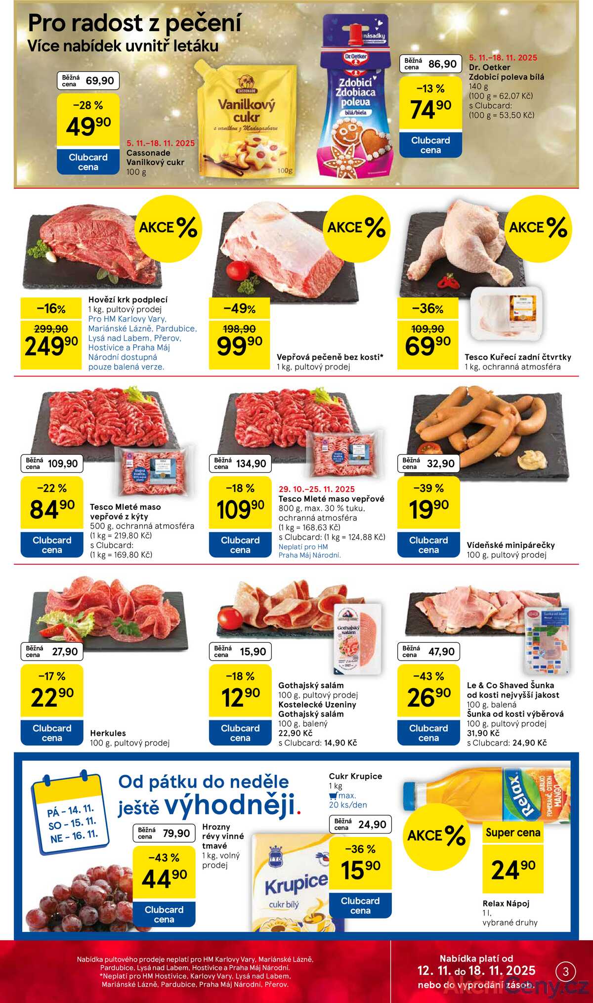 Tesco malé hypermarkety od 12.11. do 18.11.2025 strana 3
