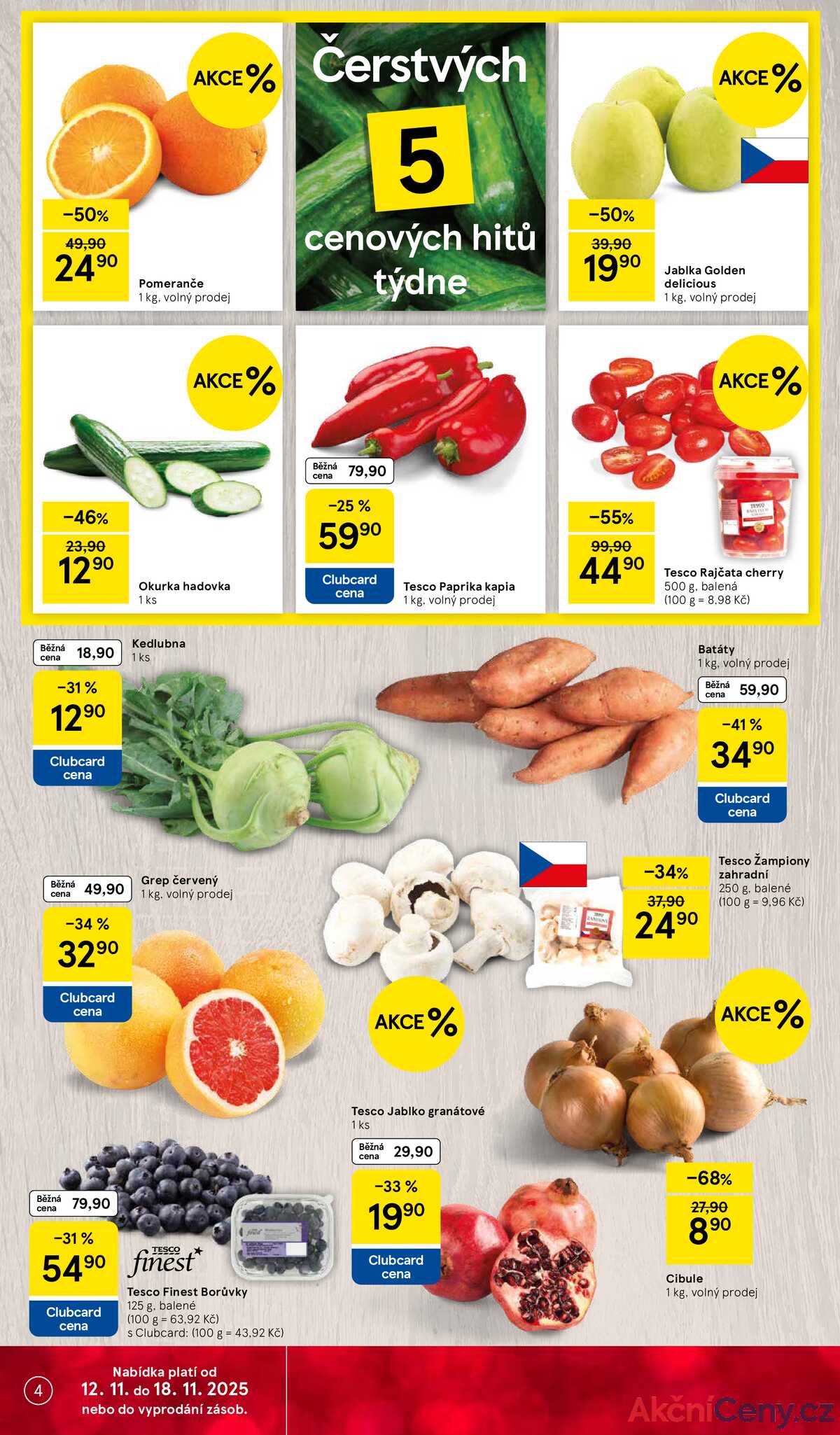 Tesco malé hypermarkety od 12.11. do 18.11.2025 strana 4