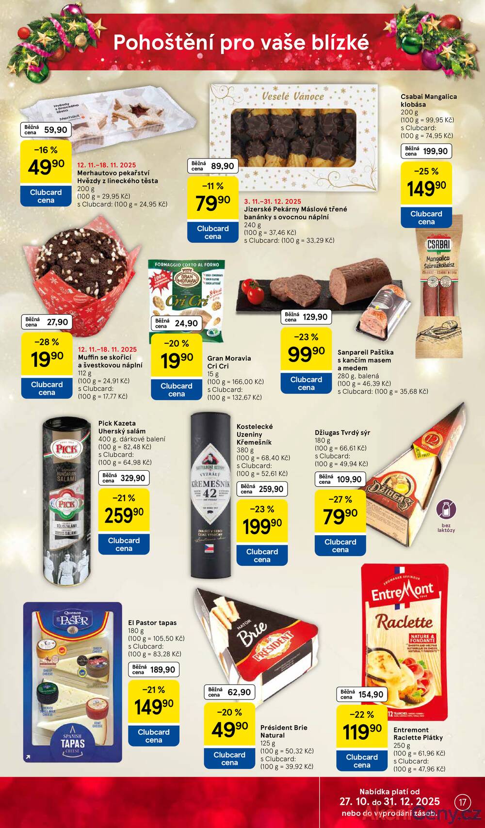 Leták Tesco - Tesco malé hypermarkety od 12.11. do 18.11.2025 - strana 17 Leták Tesco - Tesco malé hypermarkety od 12.11. do 18.11.2025 - strana 17