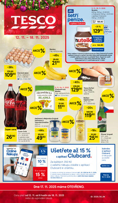 Tesco malé hypermarkety od 12.11. do 18.11.2025