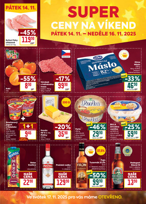 Billa  od 12.11. do 18.11.2025