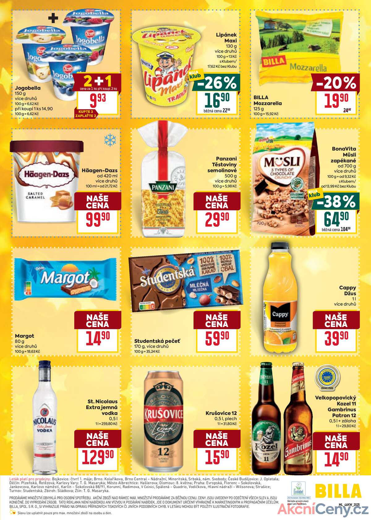 Billa malý leták od 12.11. do 18.11.2025 strana 3