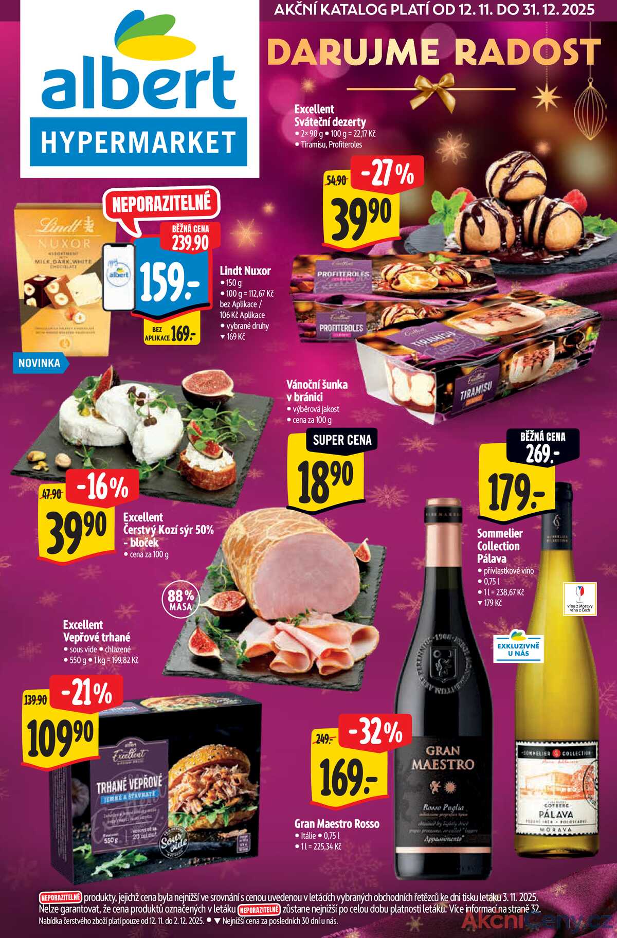 Albert  Hypermarket katalog Deli od 12.11. do 31.12.2025 strana 1