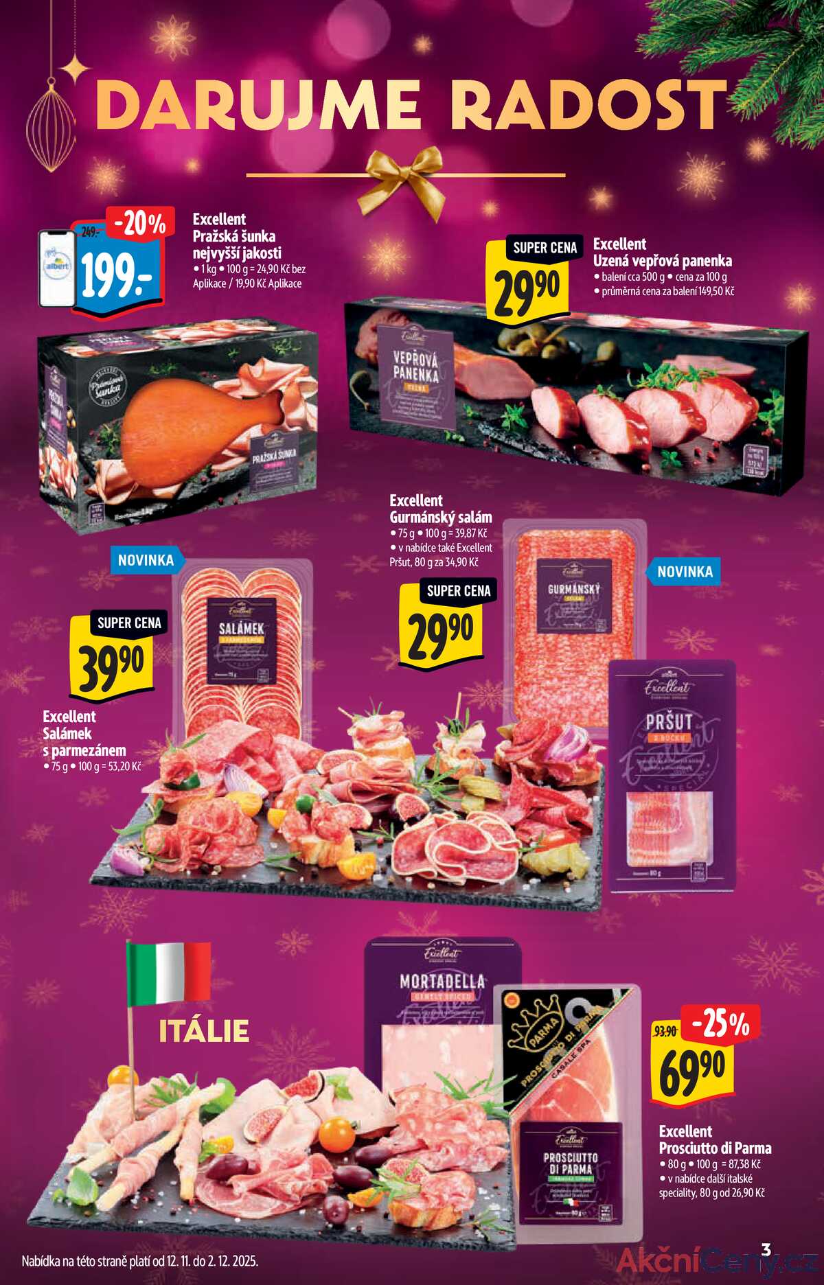 Albert  Hypermarket katalog Deli od 12.11. do 31.12.2025 strana 3