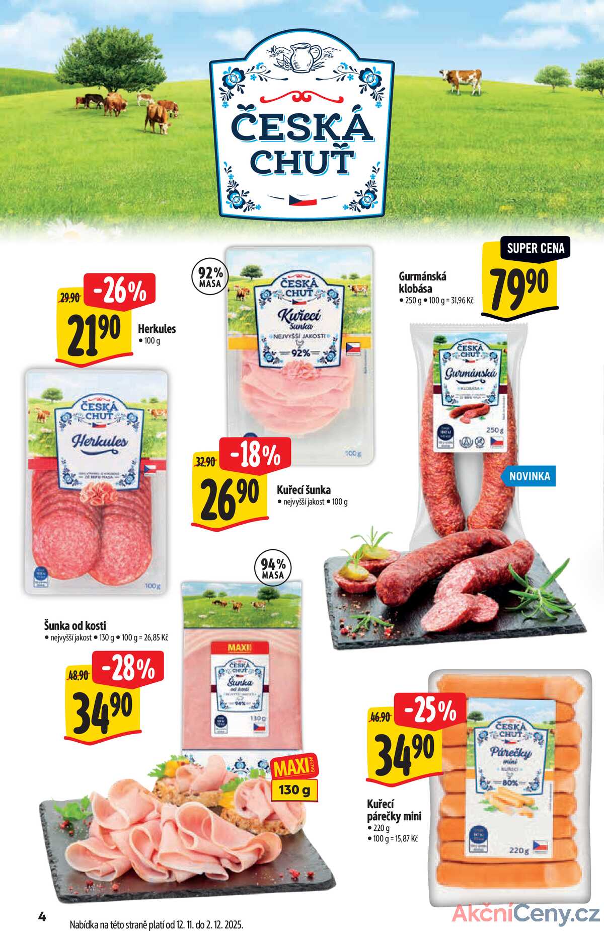 Albert  Hypermarket katalog Deli od 12.11. do 31.12.2025 strana 4
