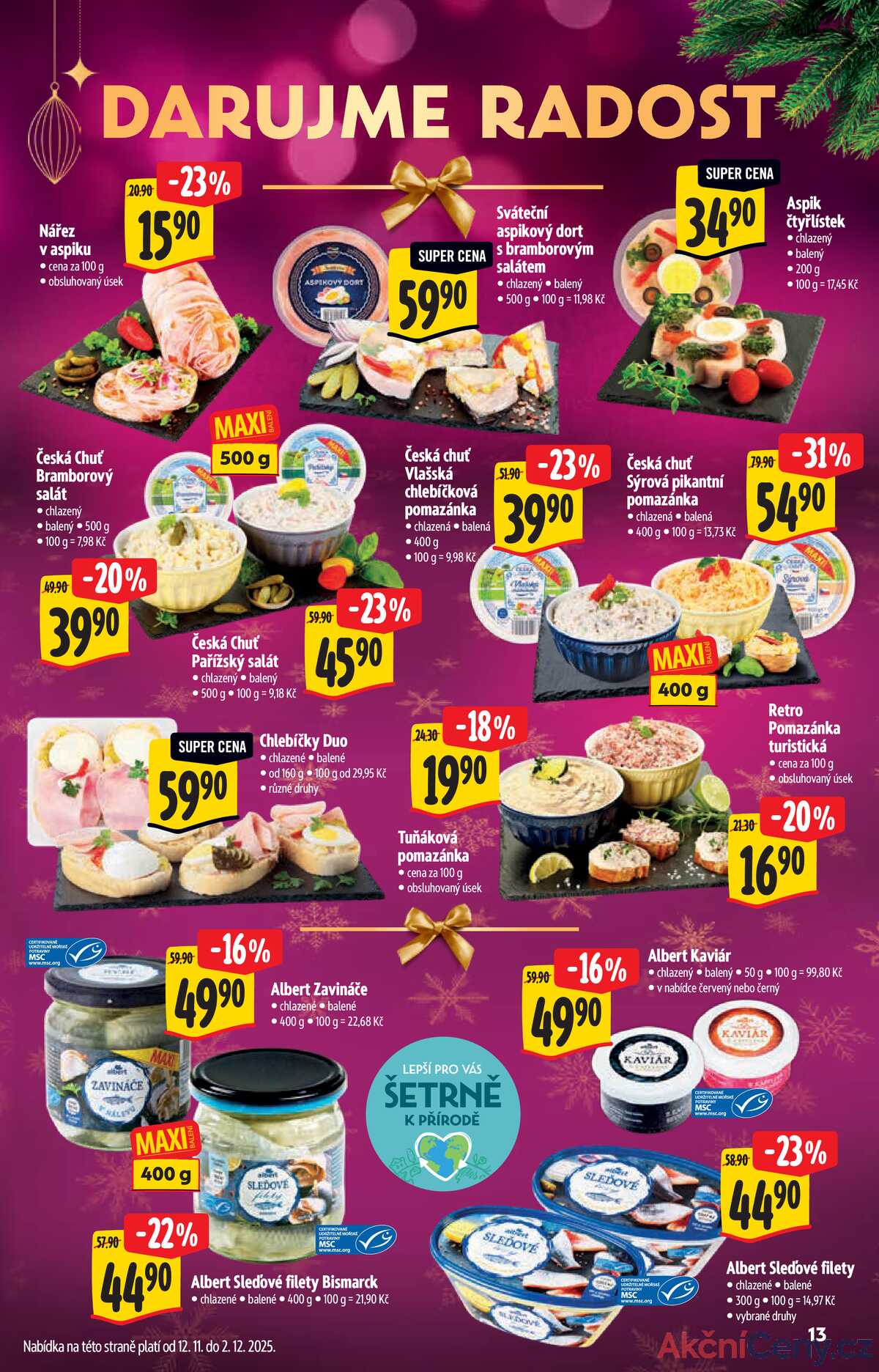 Albert  Hypermarket katalog Deli od 12.11. do 31.12.2025 strana 13