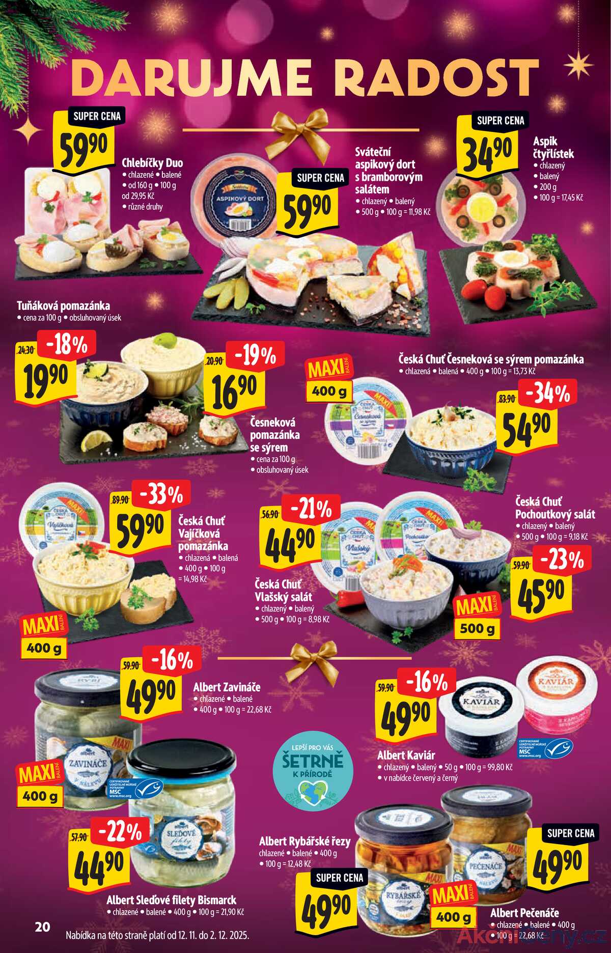 Albert Supermarket katalog Deli od 12.11. do 31.12.2025 strana 20