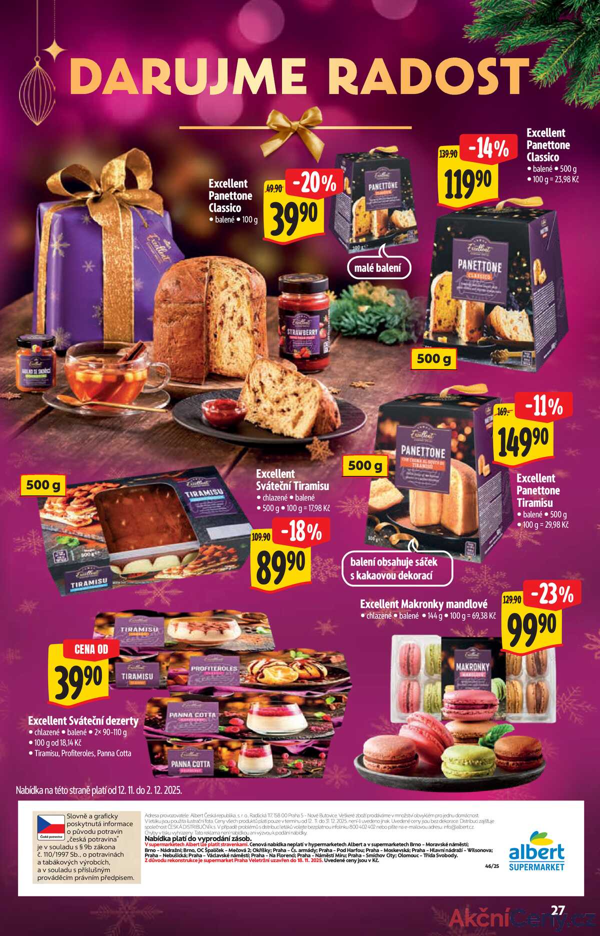 Albert Supermarket katalog Deli od 12.11. do 31.12.2025 strana 27