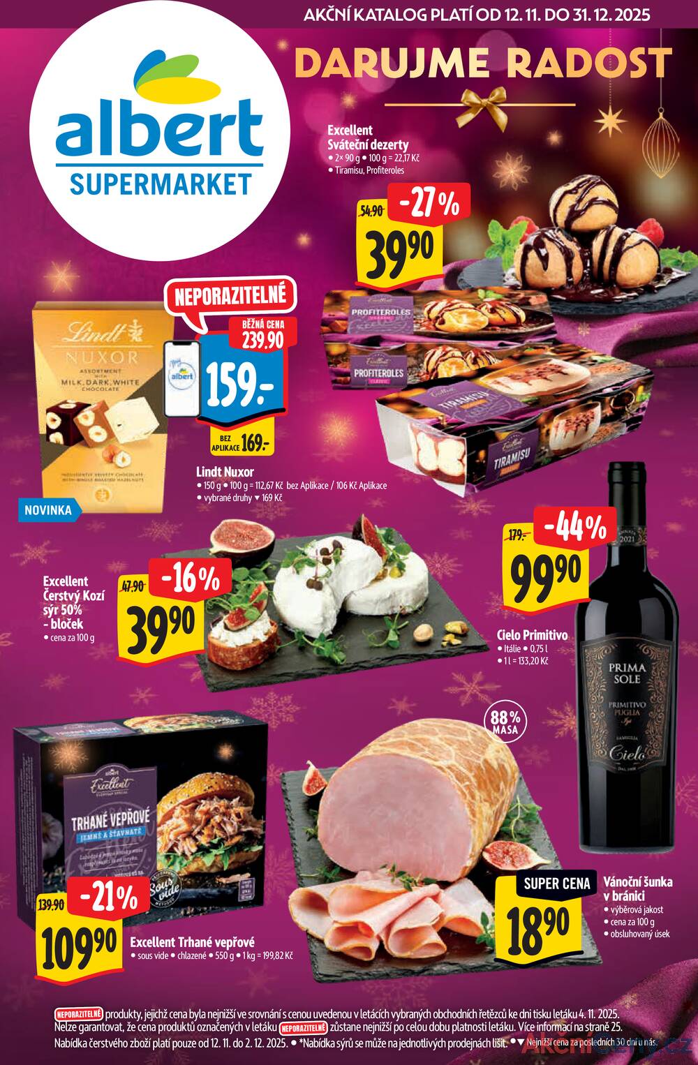 Leták Albert - Albert Supermarket katalog Deli od 12.11. do 31.12.2025 - strana 1 Leták Albert - Albert Supermarket katalog Deli od 12.11. do 31.12.2025 - strana 1
