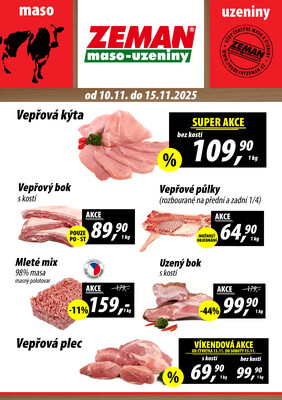 ZEMAN maso-uzeniny letáky