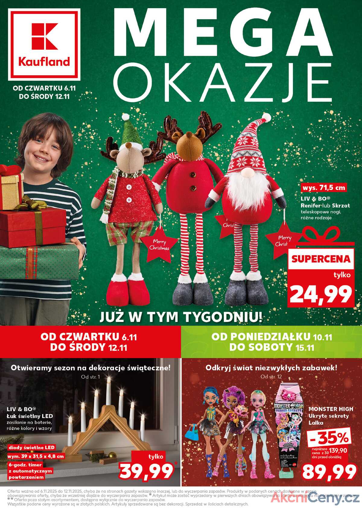 Leták Kaufland Polsko 6.11.-12.11.2025 strana 1