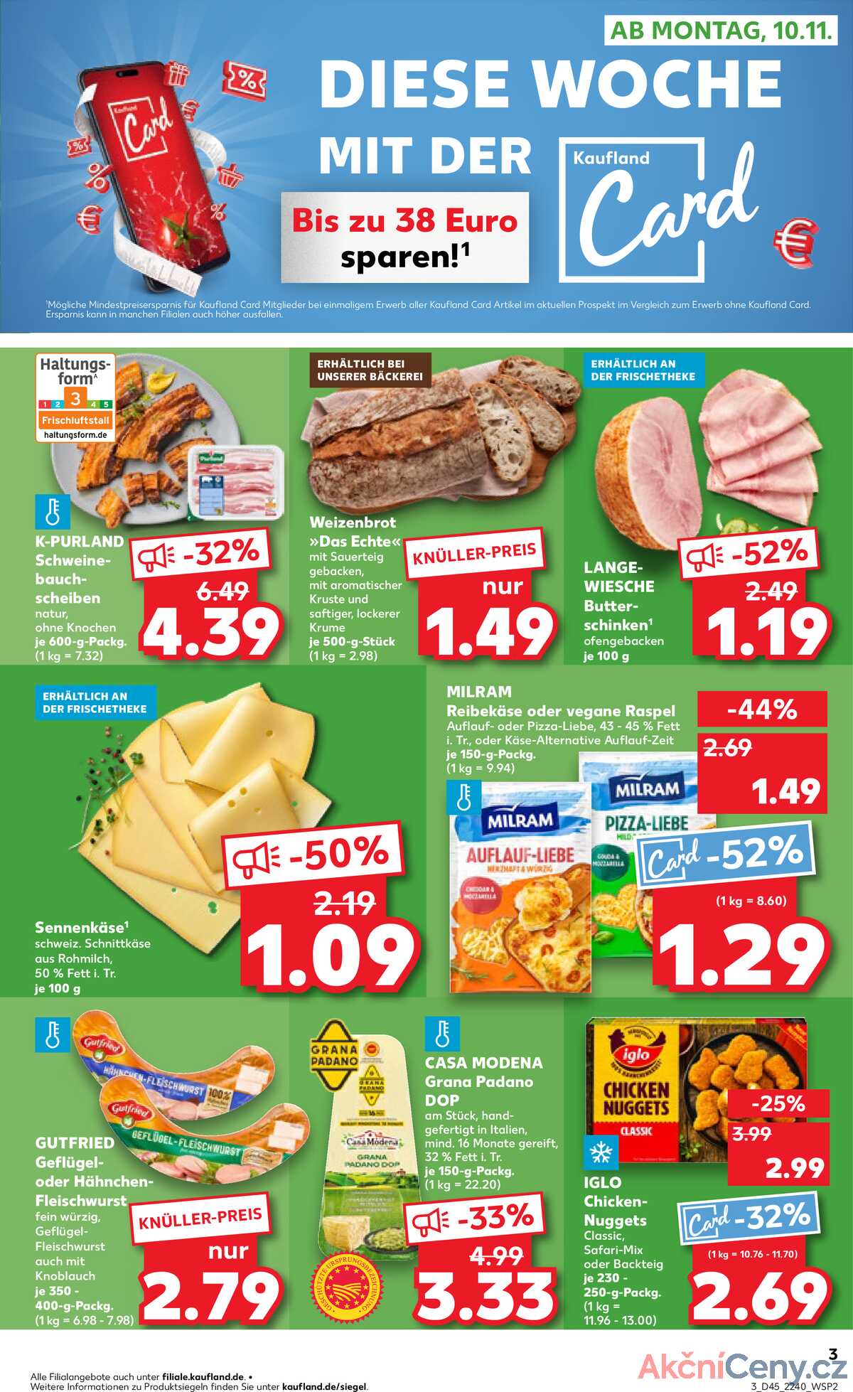 Leták Kaufland Německo 9.11.-12.11.2025 strana 3