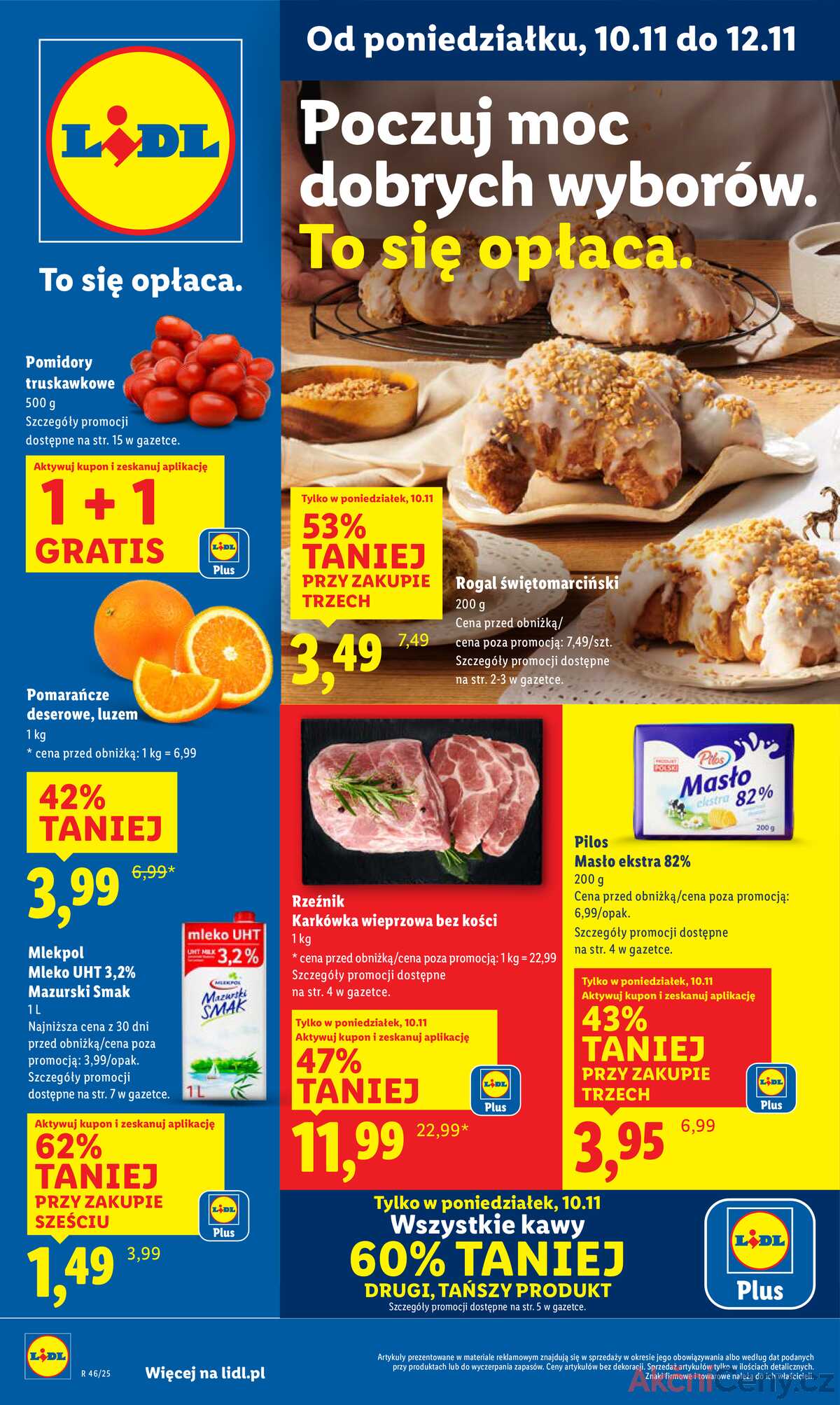 Leták Lidl Polsko 10.11.-12.11.2025 strana 1