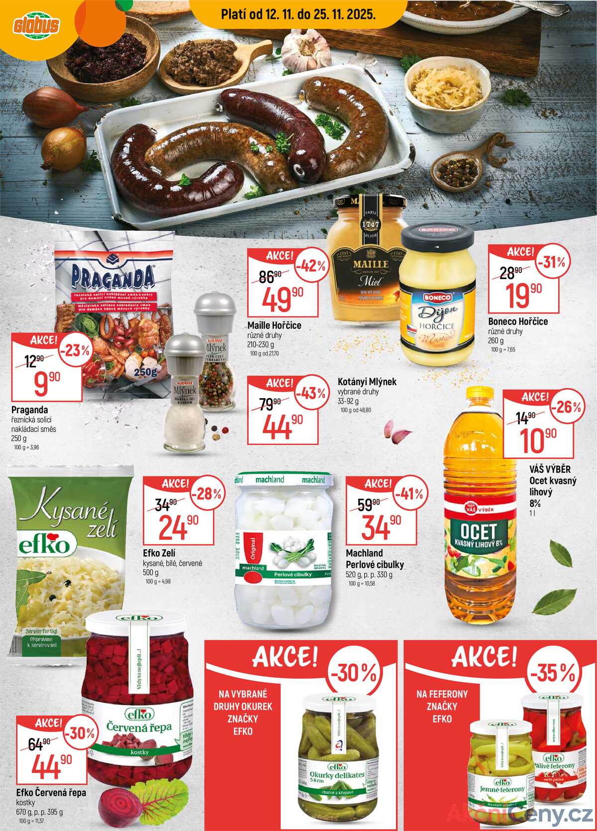 Akční leták Globus 12.11. - 25.11.2025 - Globus Praha - Čakovice strana 3