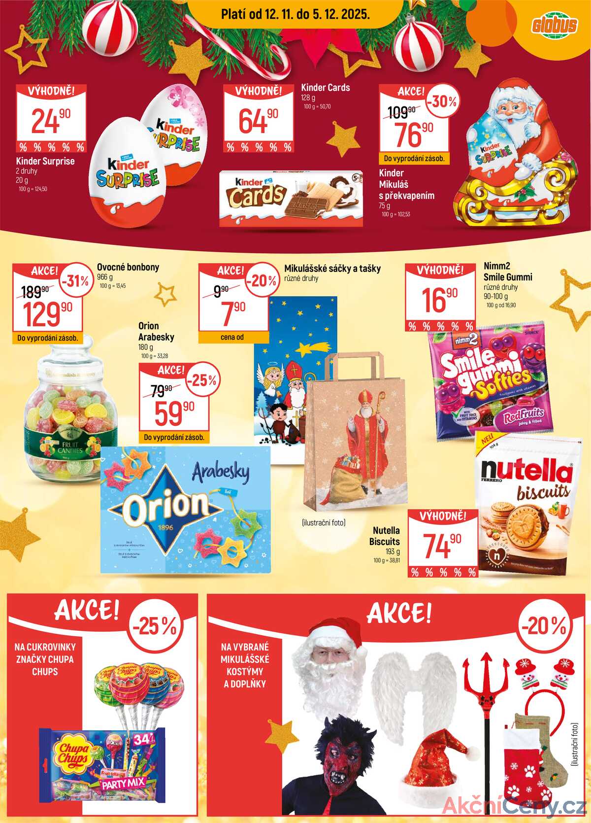 Akční leták Globus 12.11. - 5.12.2025 - Globus Chomutov strana 2