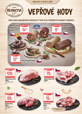 Akční leták Globus 12.11. - 25.11.2025 - Globus Chomutov