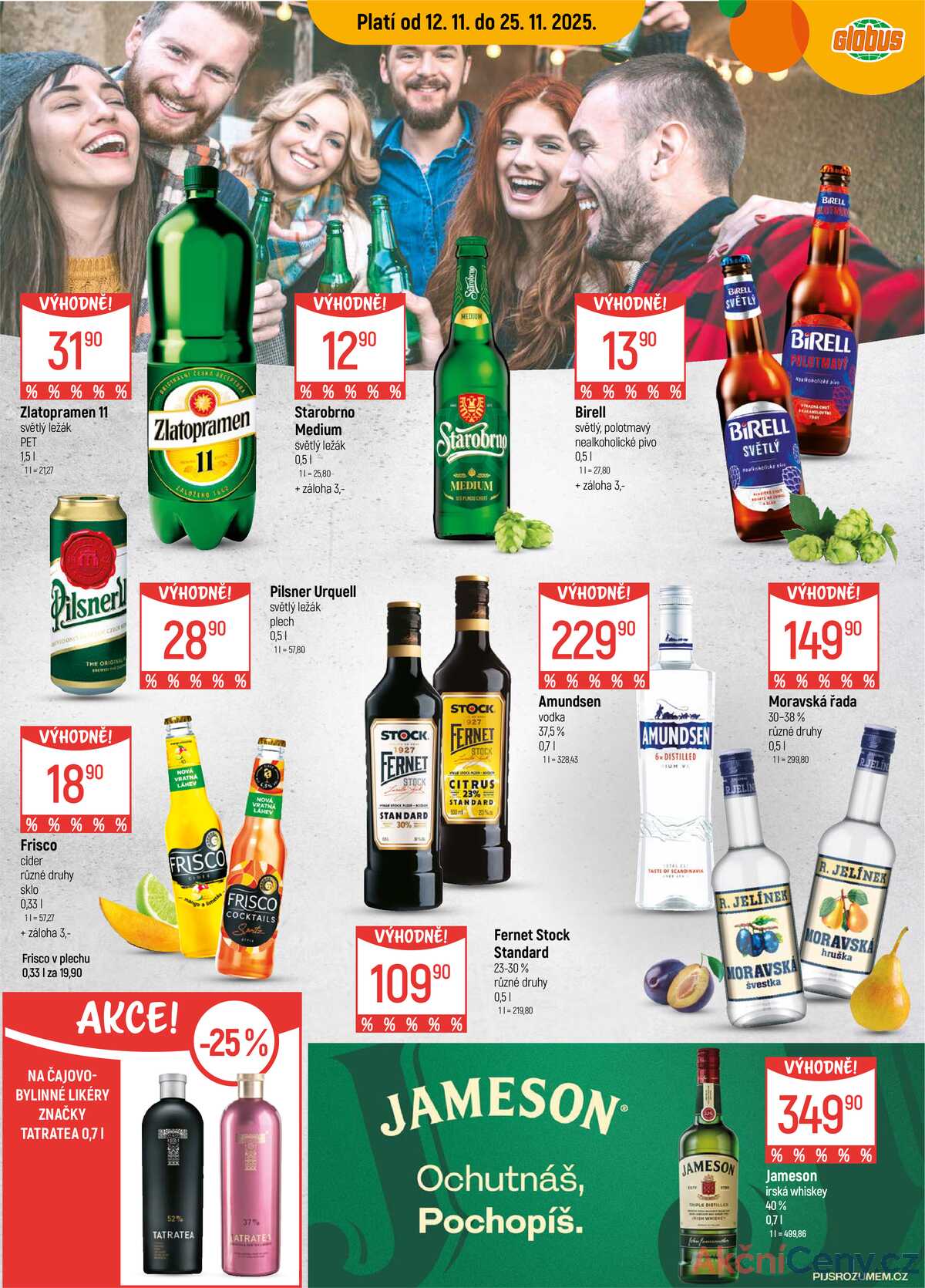 Akční leták Globus 12.11. - 25.11.2025 - Globus Brno Ivanovice strana 4