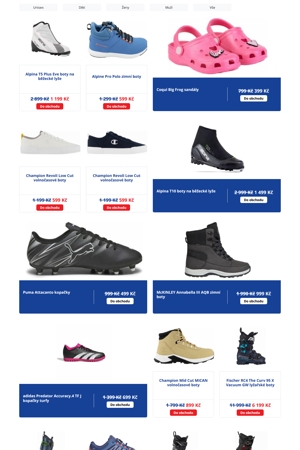 Intersport Boty - 10. 11. 2025