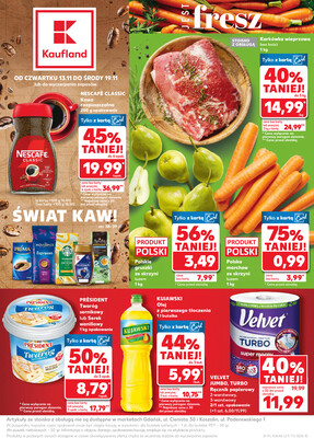Leták Kaufland Polsko 13.11.-19.11.2025 - Noviny týdne