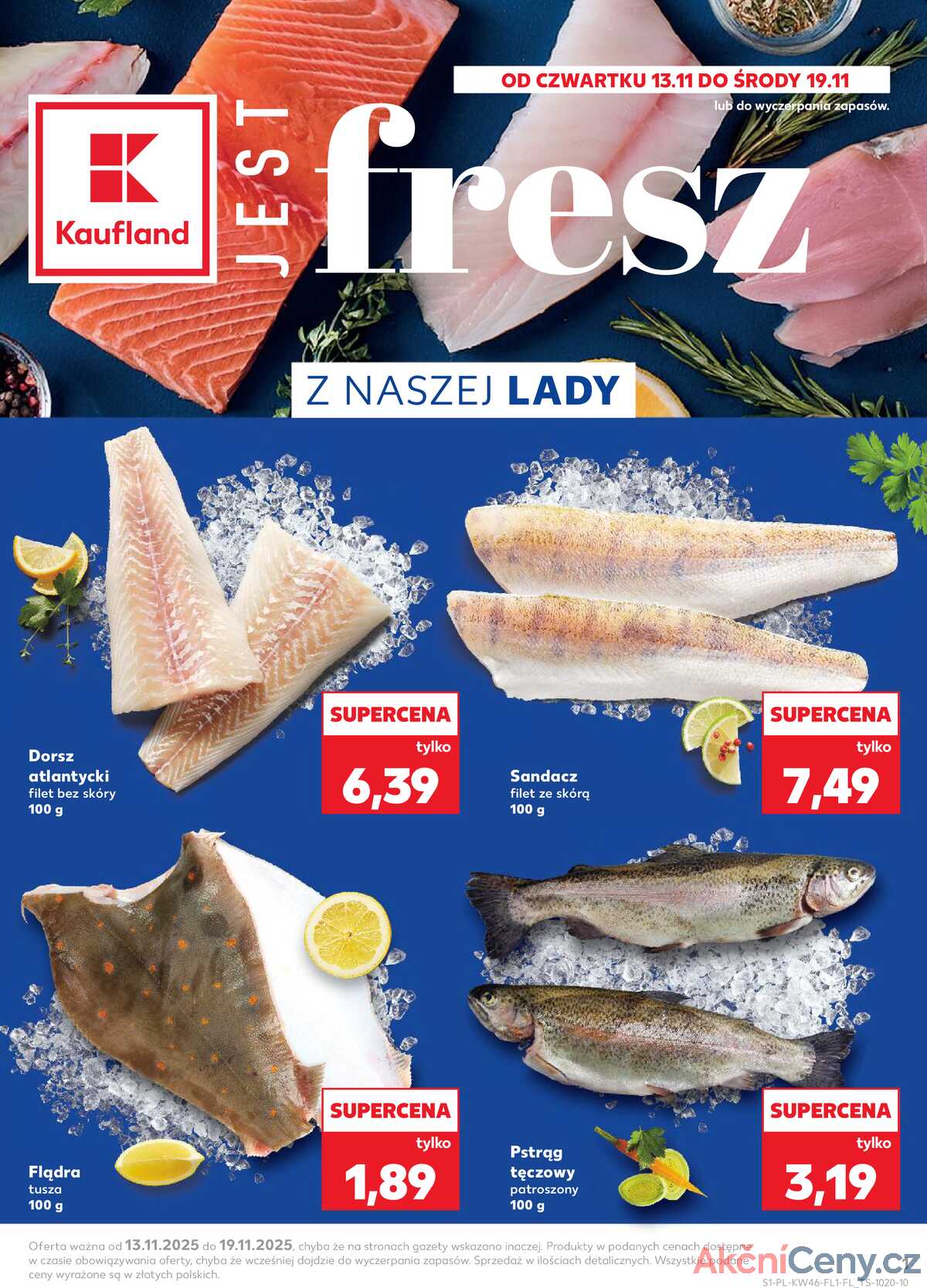 Leták Kaufland Polsko 13.11.-19.11.2025 strana 1