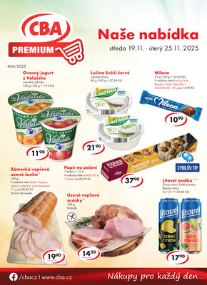 CBA Premium od 19.11. do 25.11.2025