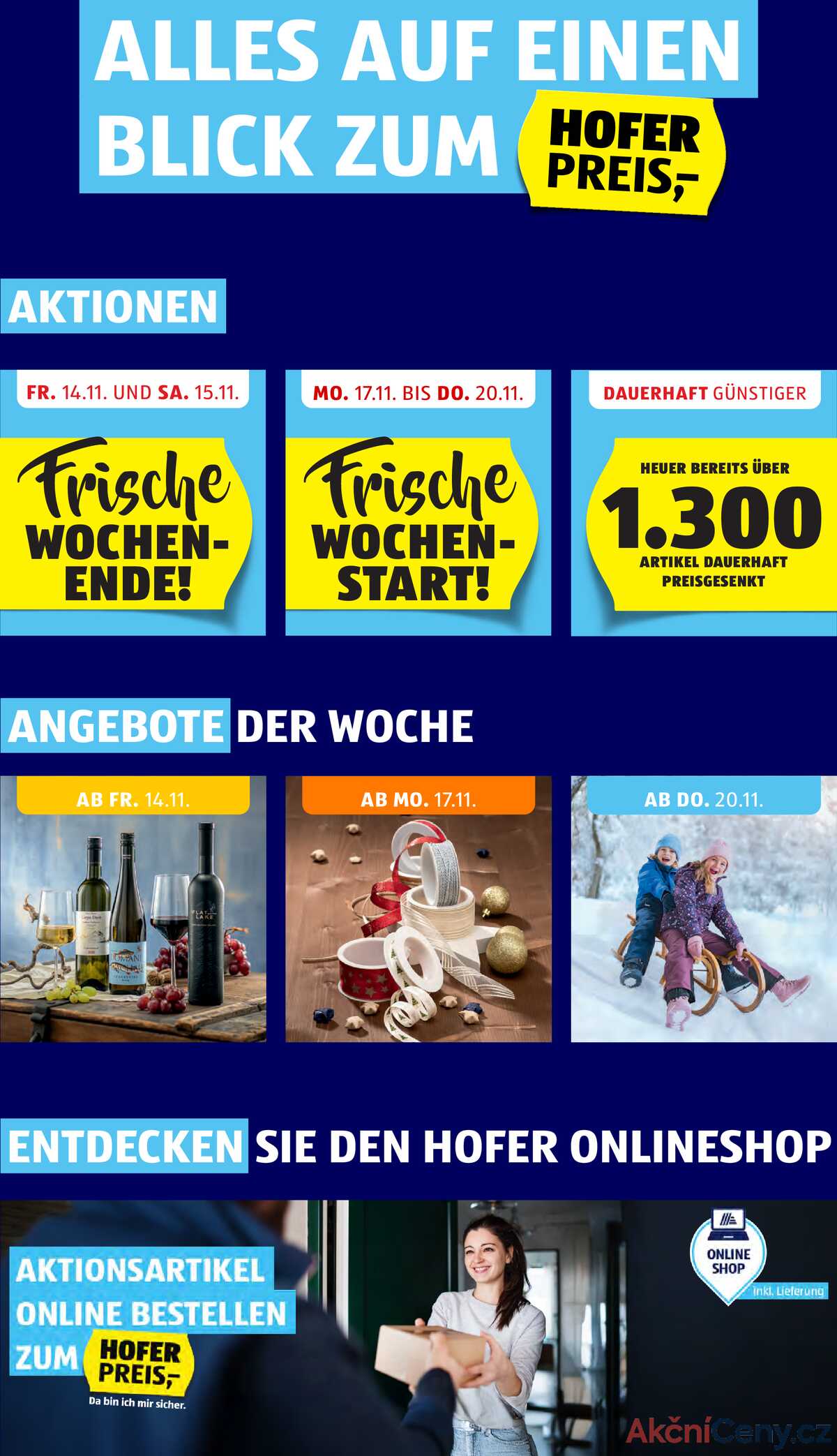 Leták HOFER Rakousko 14.11.-20.11.2025 strana 2