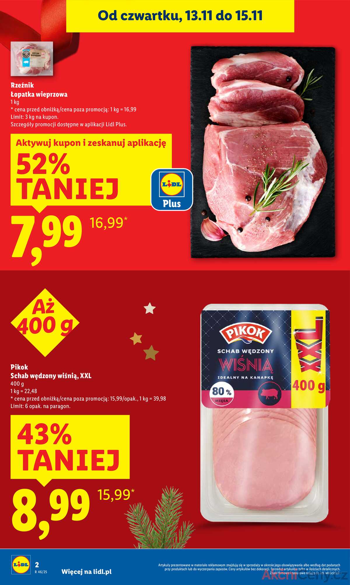 Leták Lidl Polsko 13.11.-15.11.2025 strana 2