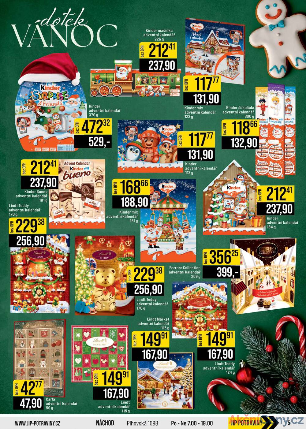 Leták JIP - JIP Cash & Carry Brno, Praha, Ostrava, Jilemnice, Pardubice, Ostrava, Karlovy Vary, Olomouc a Zlín od 12.11. do 18.11.2025 - strana 5