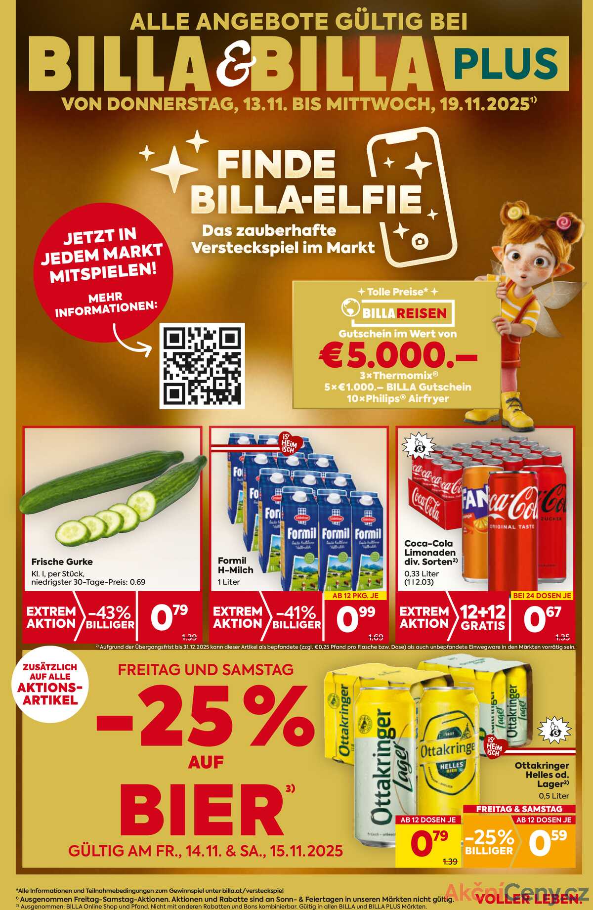 Leták BILLA Rakousko 13.11.-19.11.2025 - BILLA&BILLA PLUS strana 1