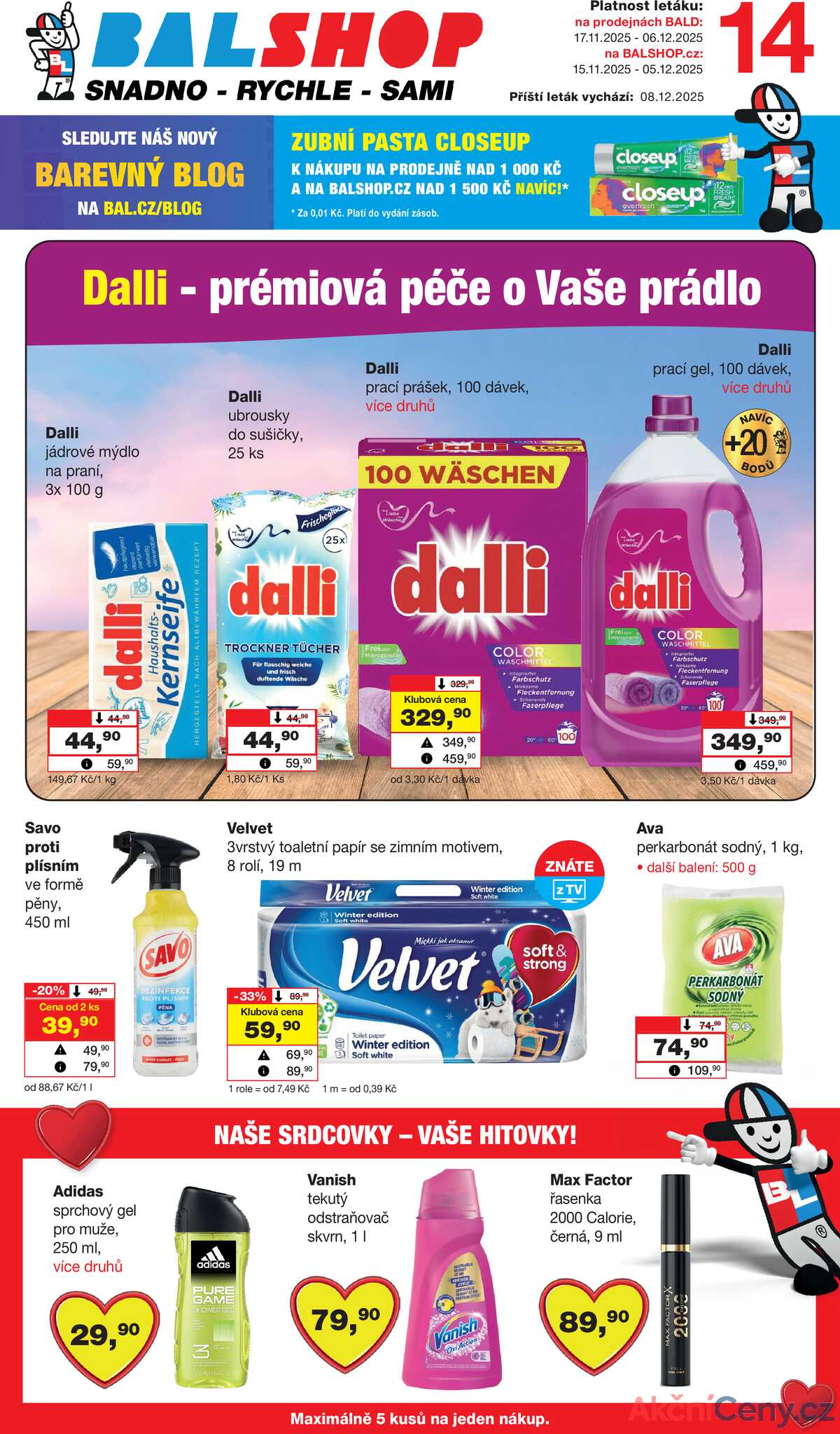 Barvy a laky drogerie od 15.11. do 5.12.2025 strana 1