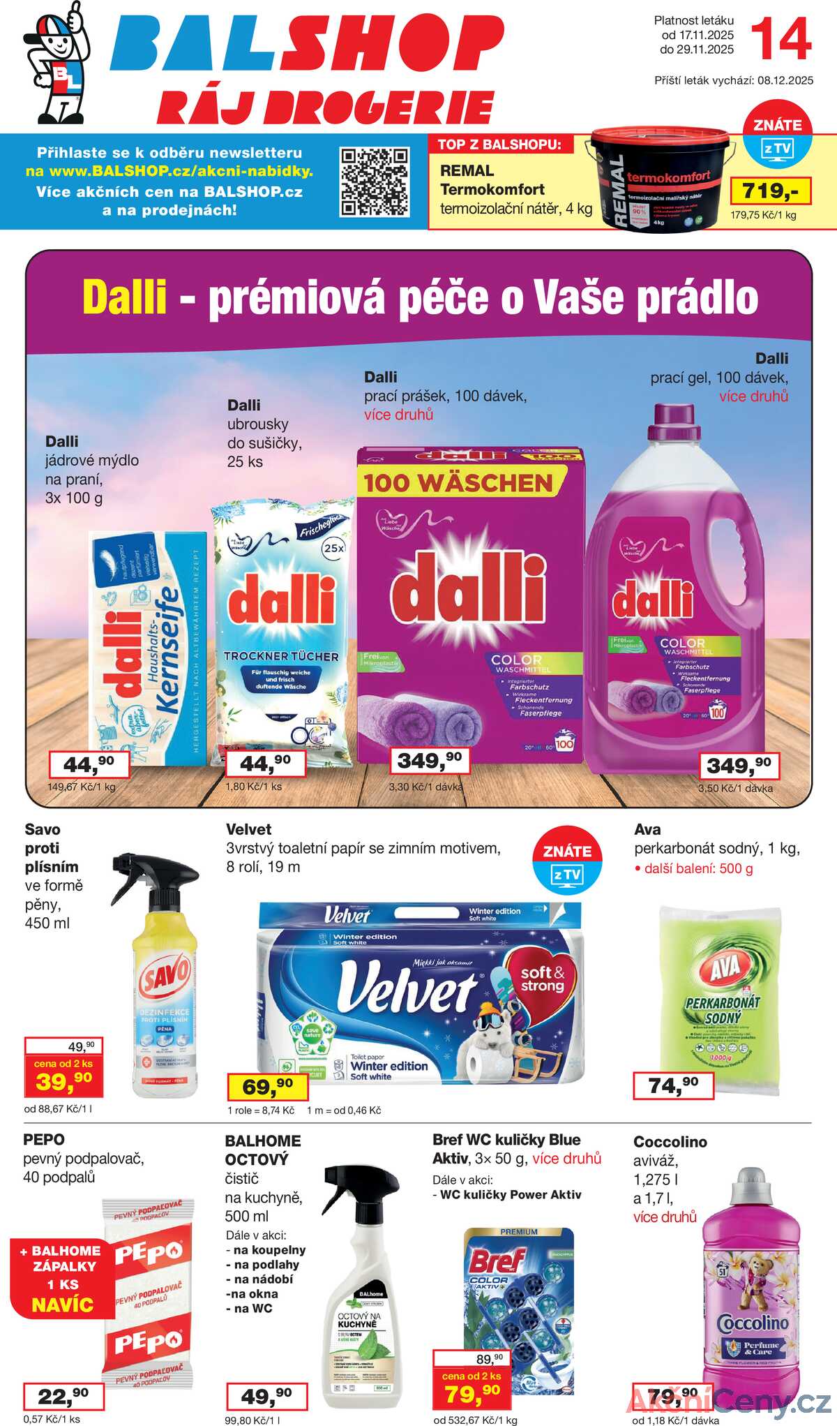 Ráj drogerie od 17.11. do 29.11.2025 strana 1