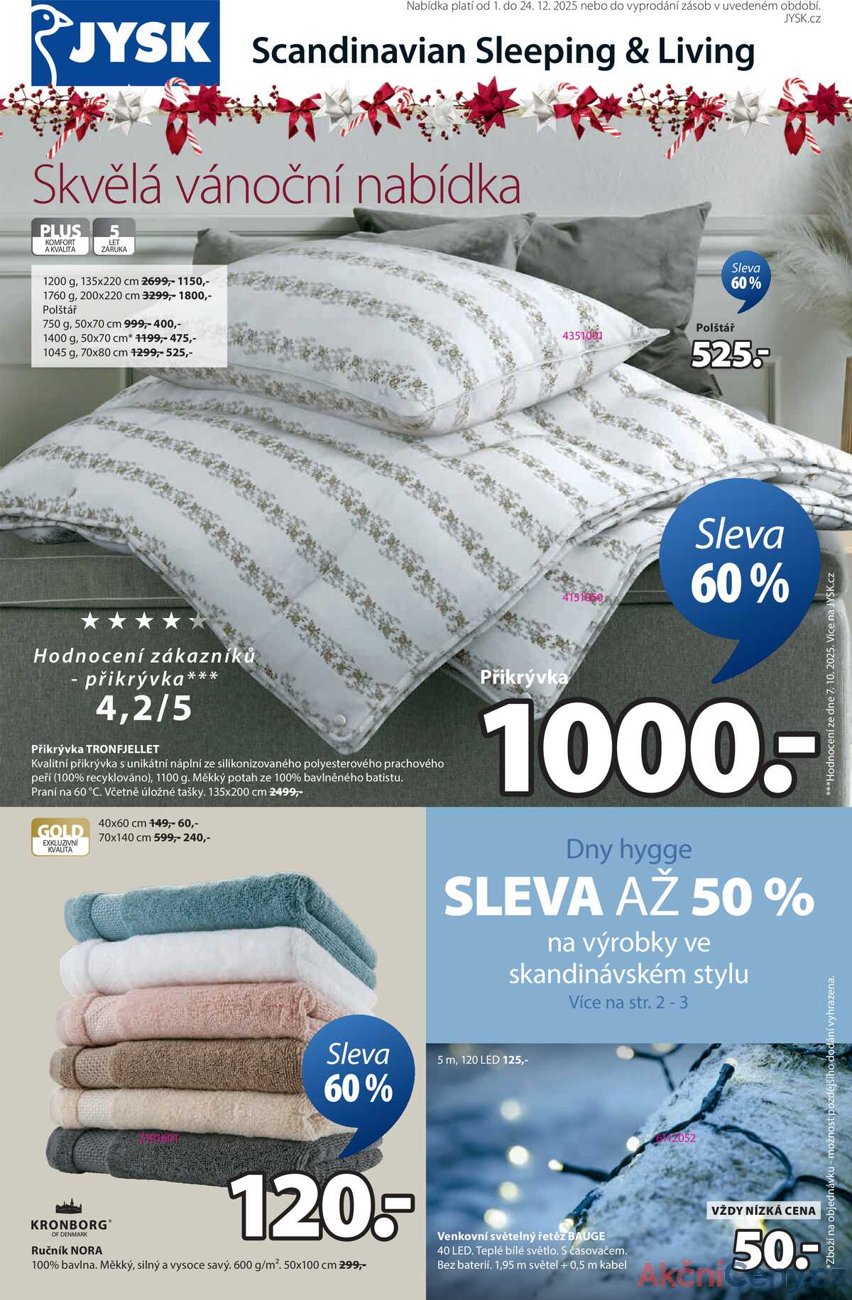 Jysk od 1.12. do 24.12.2025 strana 1