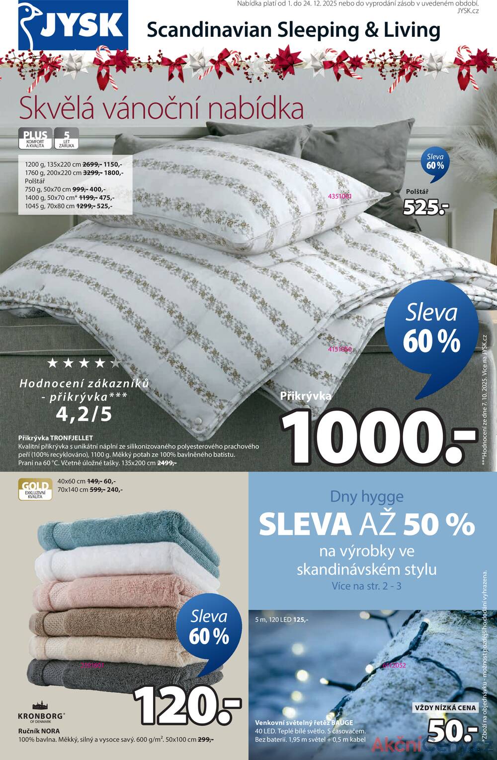 Leták Jysk - Jysk od 1.12. do 24.12.2025 - strana 1