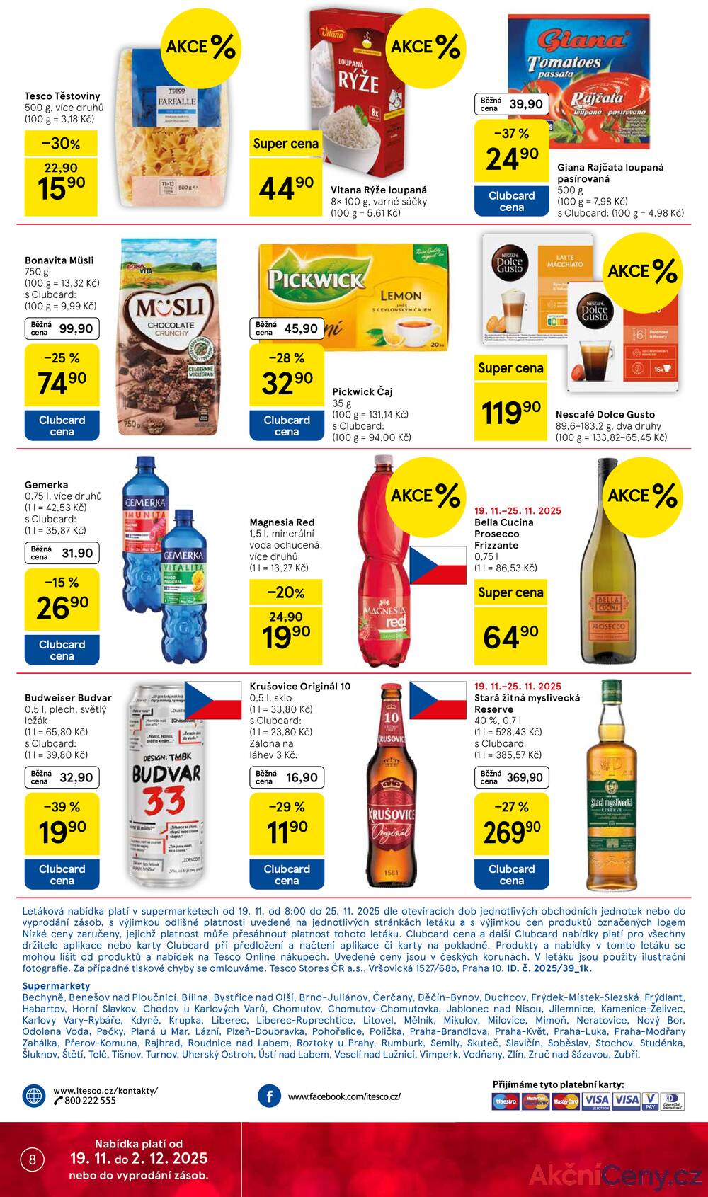 Leták Tesco - Tesco supermarkety od 19.11. do 25.11.2025 - strana 8